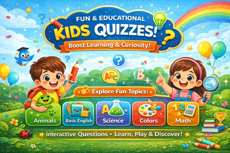 Kids Quiz – Fun & Educational Quiz Questions for Children Online