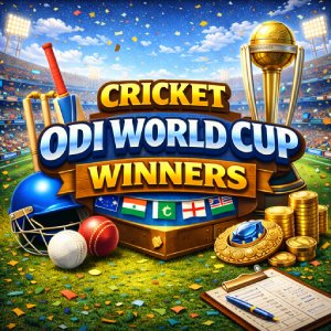 Cricket ODI World Cup Winners