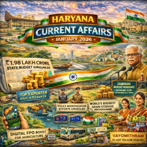 Haryana Current Affairs January 2026