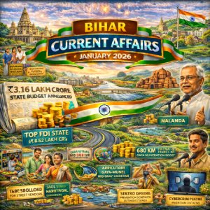 Bihar Current Affairs January 2026
