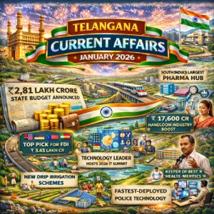 Telangana Current Affairs January 2026