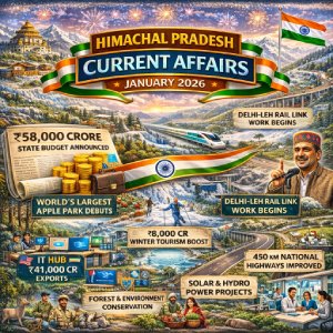 Himachal Pradesh Current Affairs January 2026