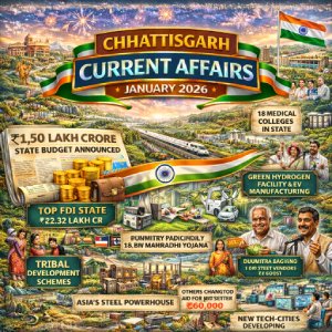 Chhattisgarh Current Affairs January 2026