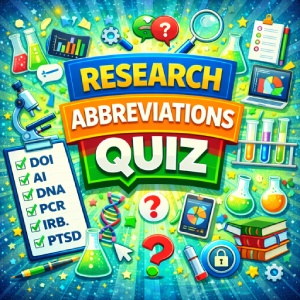 Research Abbreviations Quiz
