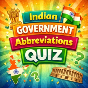 Indian Government Abbreviations Quiz