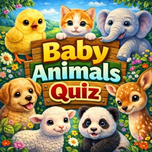 Baby Animals Quiz for Kids – Identify Baby Animals from Images