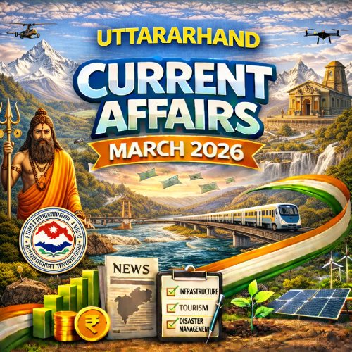 Uttarakhand Current Affairs March 2026